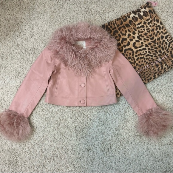 🚫 SOLD 🚫 Free People x Charlotte Simone Cropped Penny Faux Leather Jacket 💞 - Picture 13 of 16